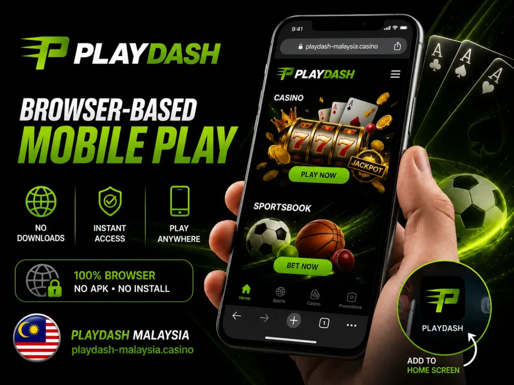 PlayDash mobile casino and sportsbook in Malaysia