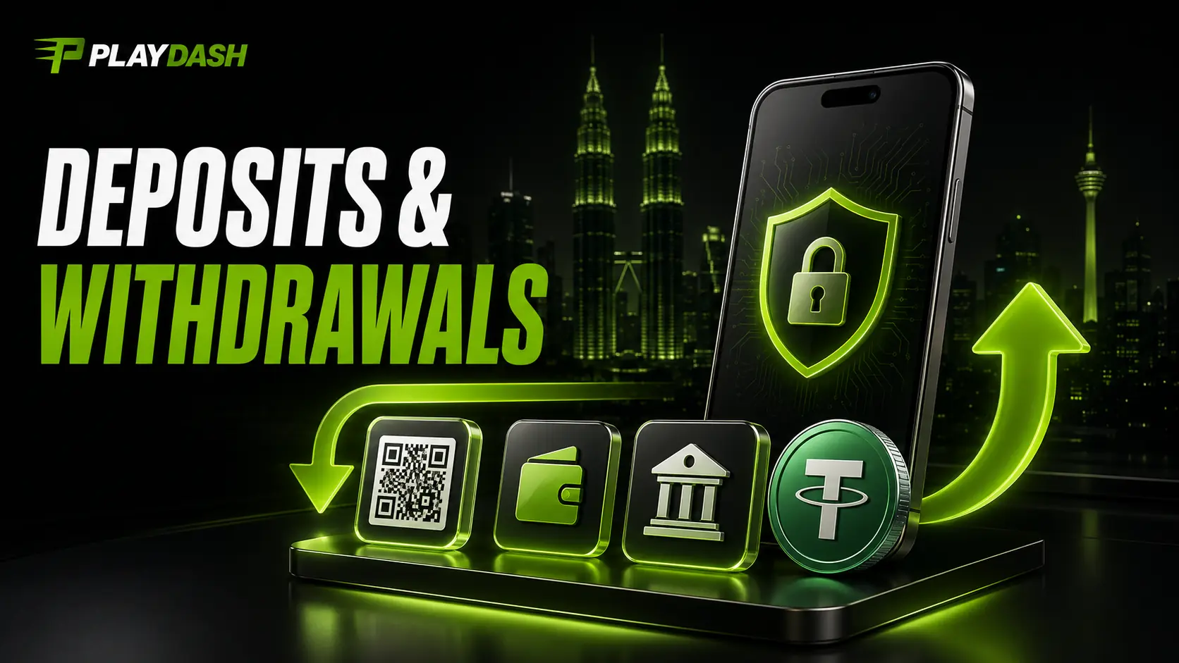 PlayDash deposits and withdrawals with Malaysian payment methods